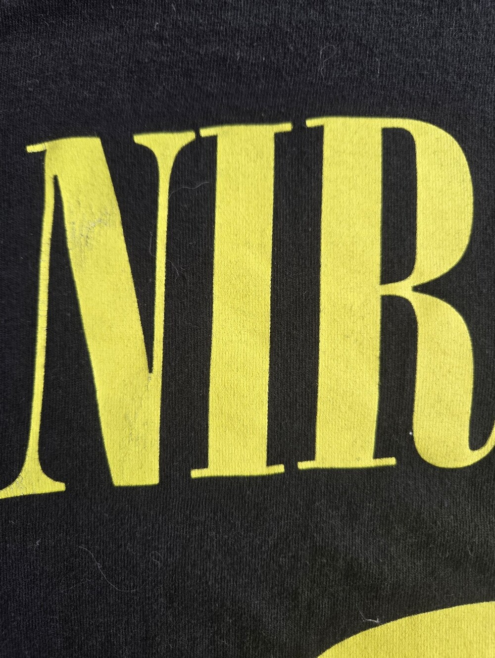 Nirvana Unisex T-Shirt Distressed Logo L - Picture 9 of 10